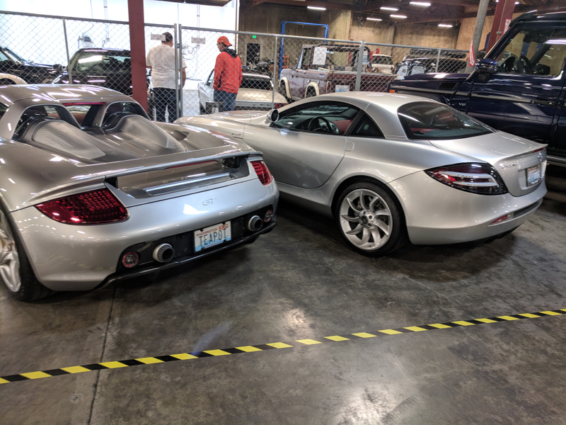 The second SLR I saw that day, MB Seattle has one in their showroom.